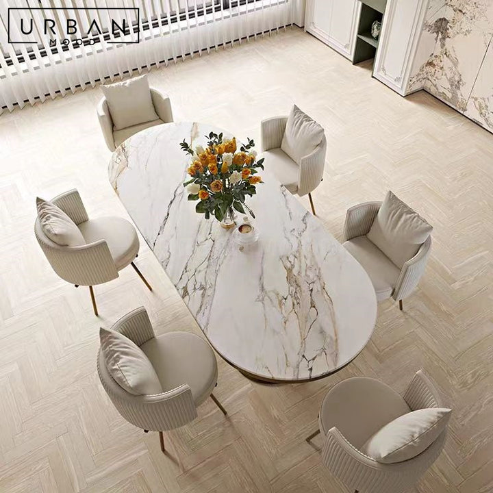 LUIS Modern Leather Dining Chair