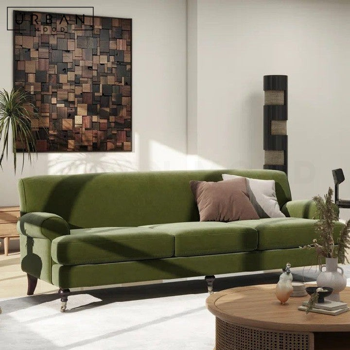 LUXUR Victorian Velvet Sofa