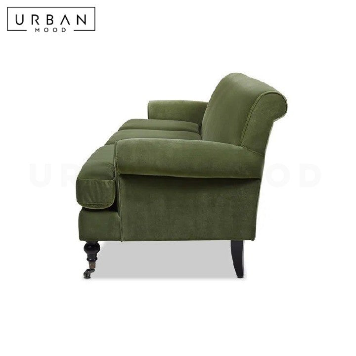 LUXUR Victorian Velvet Sofa
