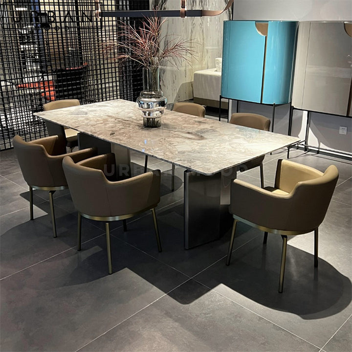 LUTTON Modern Marble Dining Table