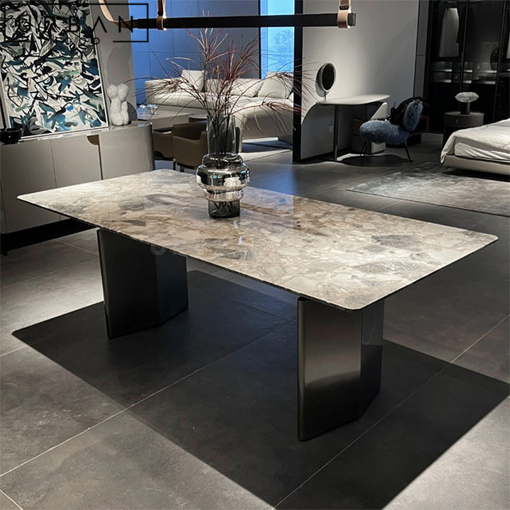 LUTTON Modern Marble Dining Table