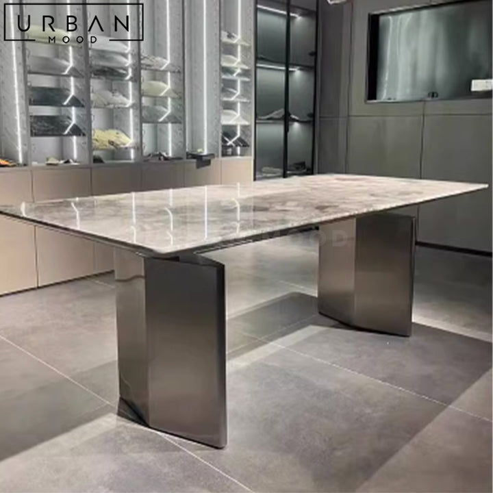 LUTTON Modern Marble Dining Table