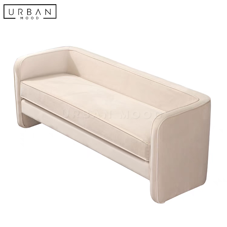 LYSA Modern Fabric Bench