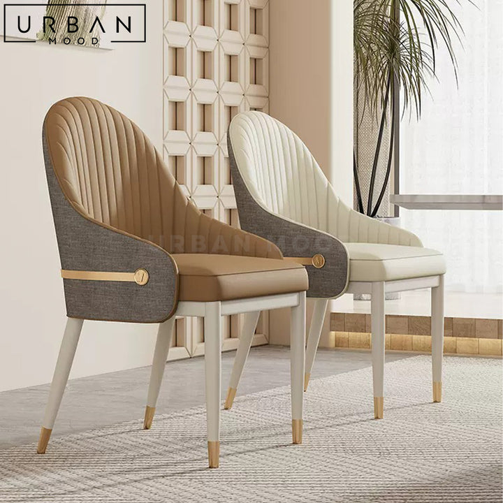 MACHT Modern Leather Dining Chair