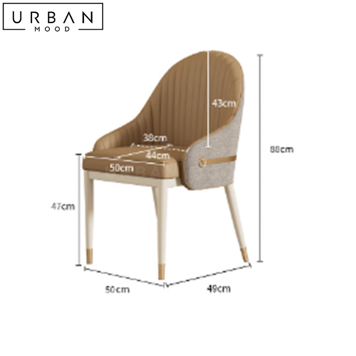 MACHT Modern Leather Dining Chair