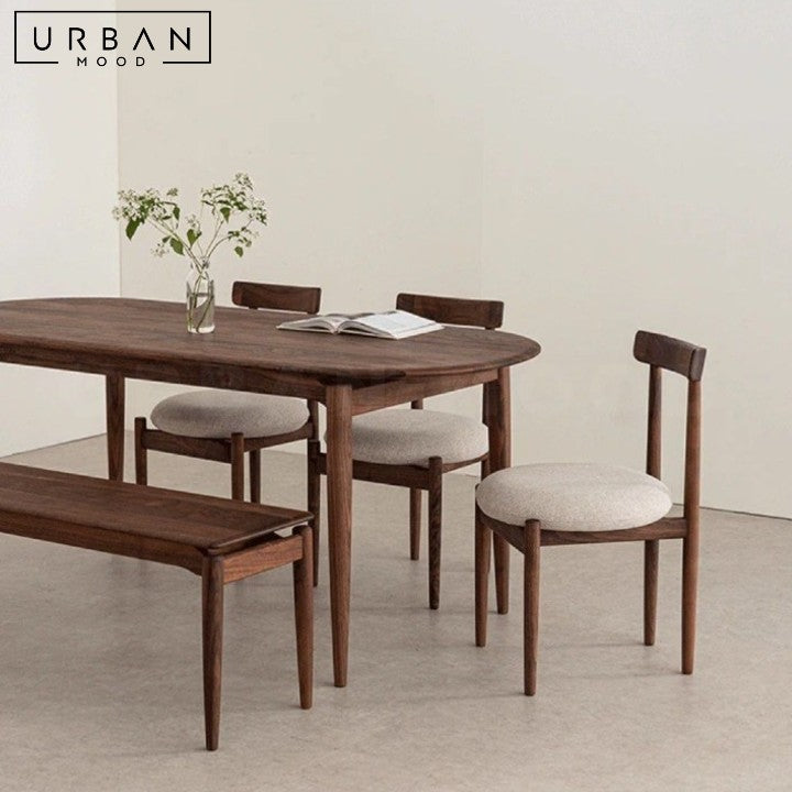 MANEL Modern Solid Wood Dining Table