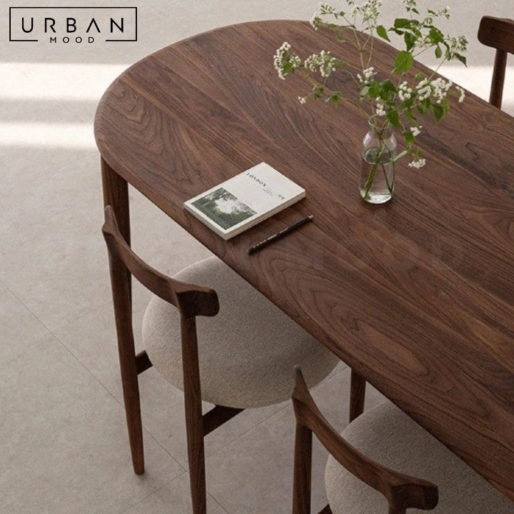 MANEL Modern Solid Wood Dining Table