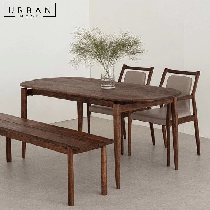 MANEL Modern Solid Wood Dining Table