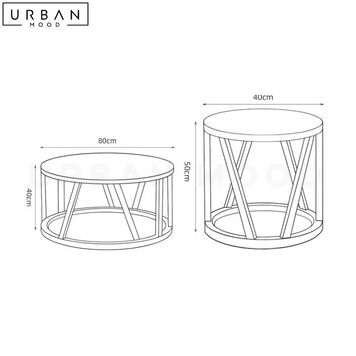 MACO Rustic Solid Wood Coffee Table