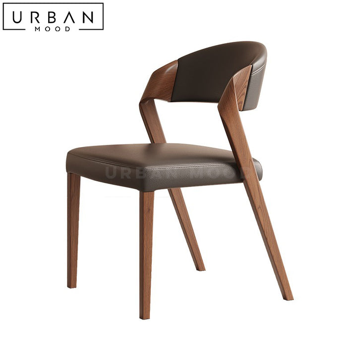 MARGOT Modern Leather Dining Chair (Set of 2)