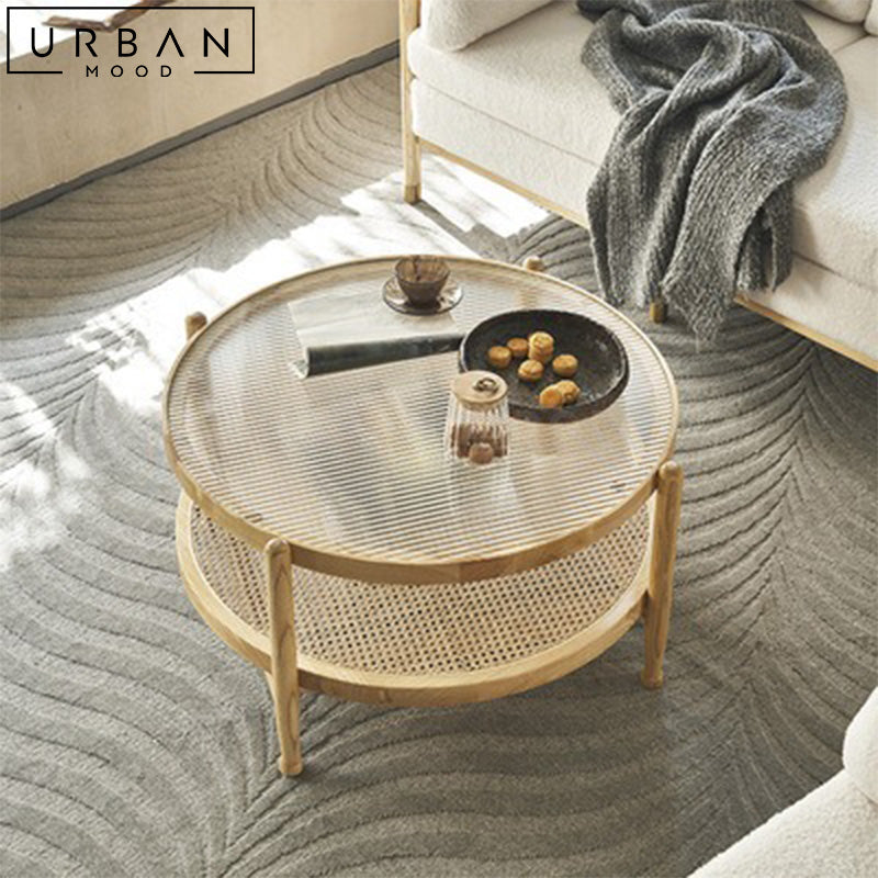 MARSAY Japandi Rattan Sofa