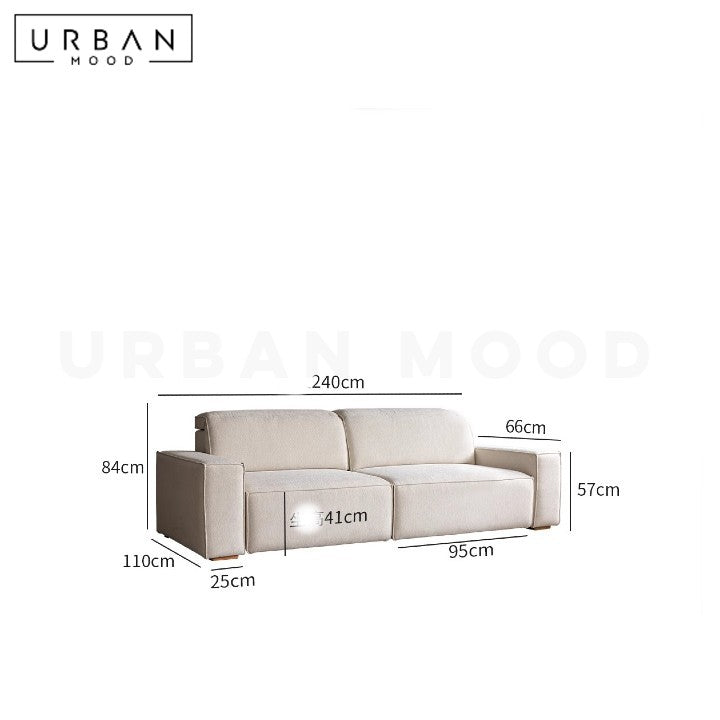 MAZO Modern Fabric Electric Sofa