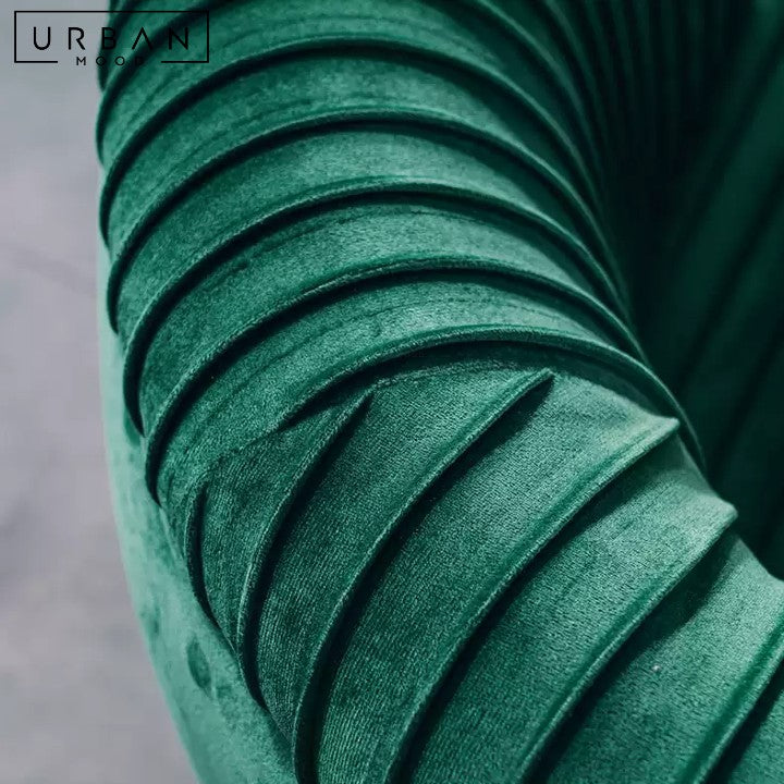 MELESSE Modern Velvet Lounge Chair