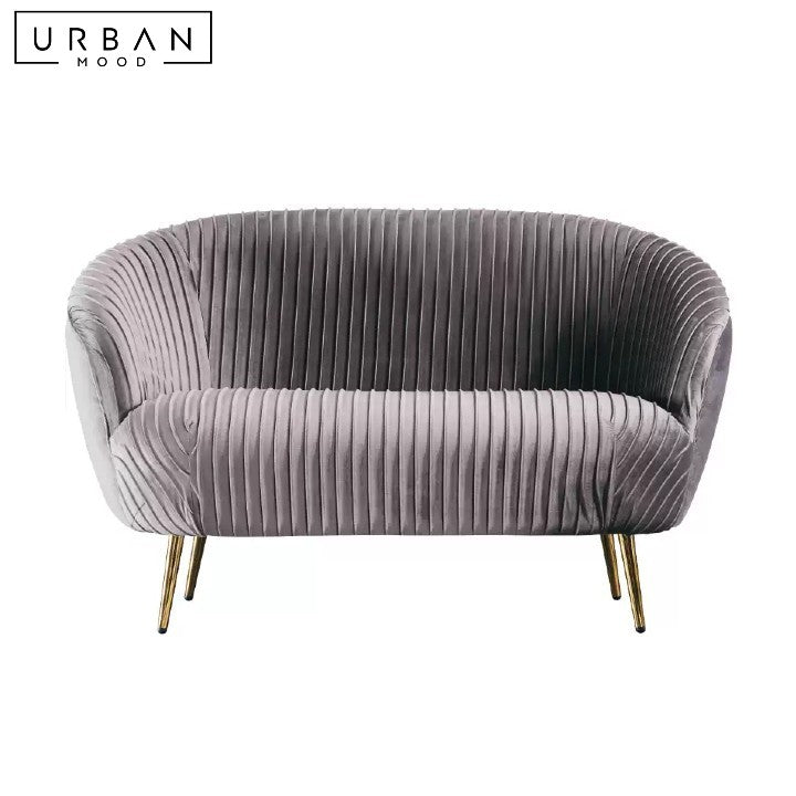 MELESSE Modern Velvet Lounge Chair