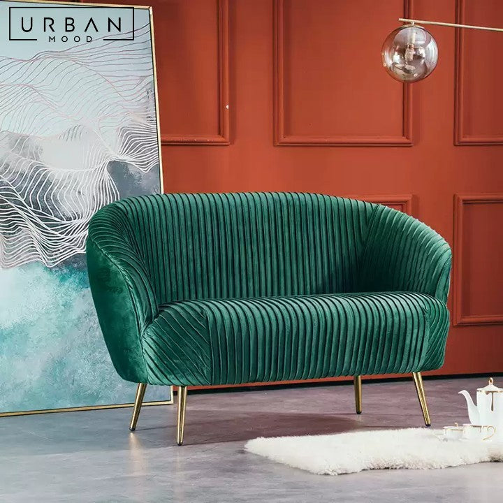 MELESSE Modern Velvet Lounge Chair