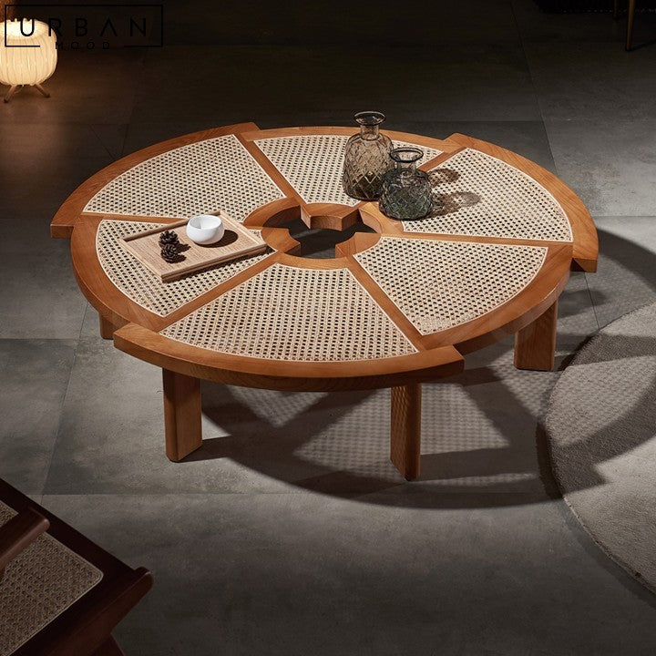 MONICA Vintage Rattan Sofa