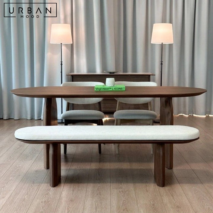 MOORS Modern Solid Wood Dining Bench