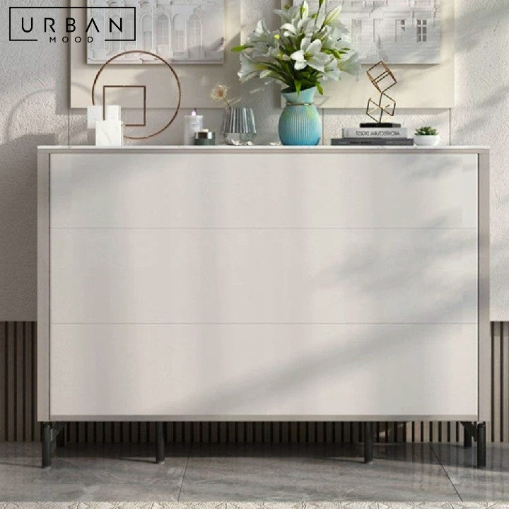 MORTIER Modern Sintered Stone Shoe Cabinet