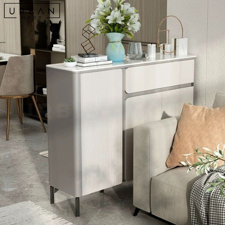 MORTIER Modern Sintered Stone Shoe Cabinet