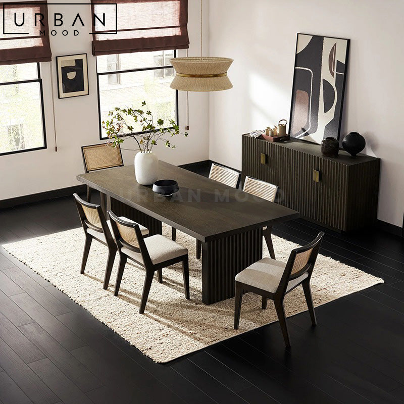 MUGG Modern Solid Wood Dining Table