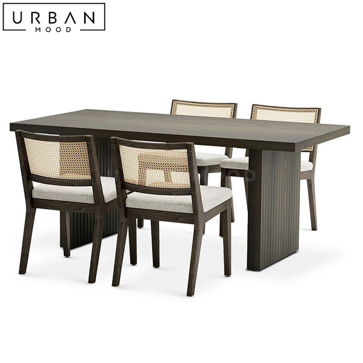 MUGG Modern Solid Wood Dining Table