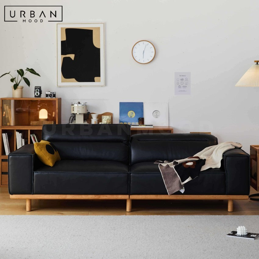MUNDI Modern Electric Leather Sofa