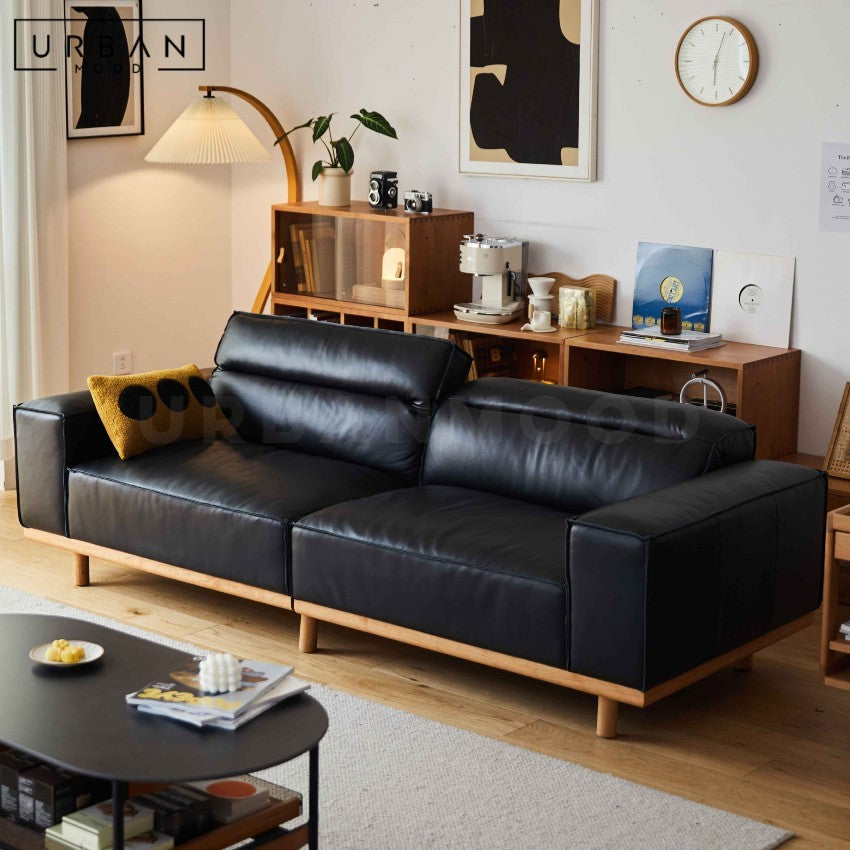 MUNDI Modern Electric Leather Sofa