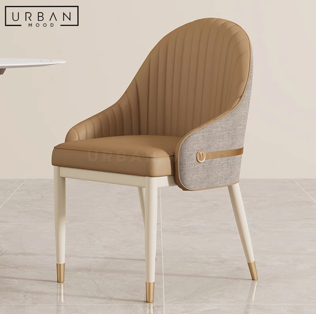 MACHT Modern Leather Dining Chair
