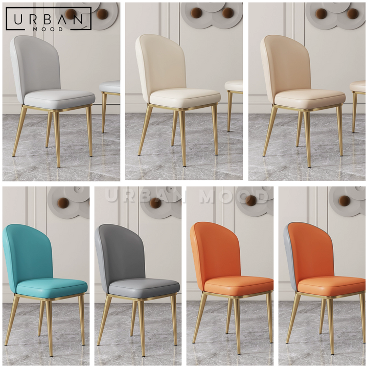 MAJORE Modern Leather Dining Chair
