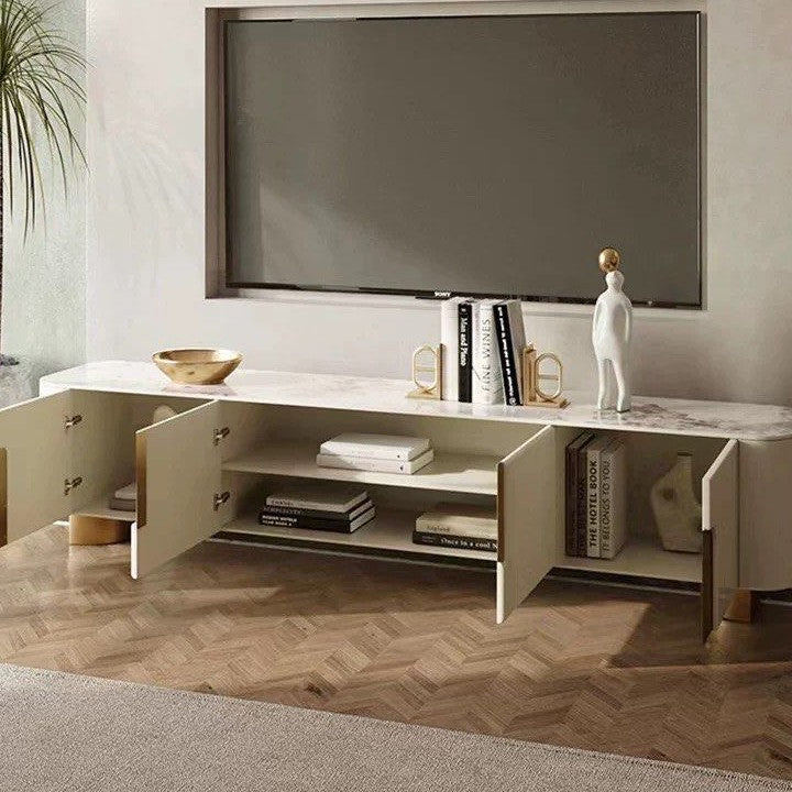 NASSER Modern Sintered Stone TV Console