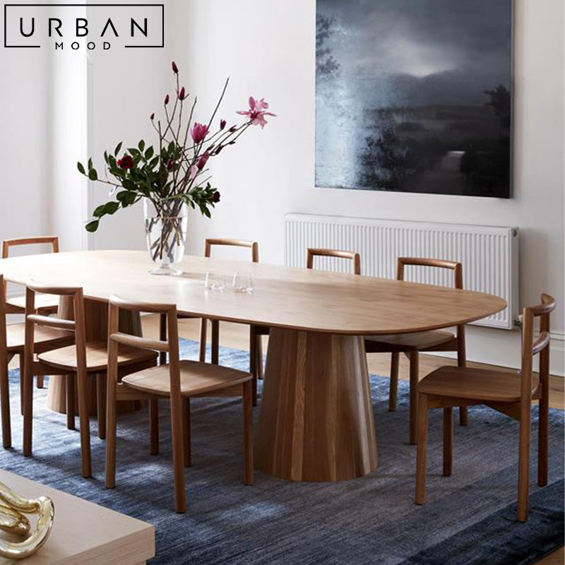 NETAL Modern Solid Wood Dining Table – Urban Mood