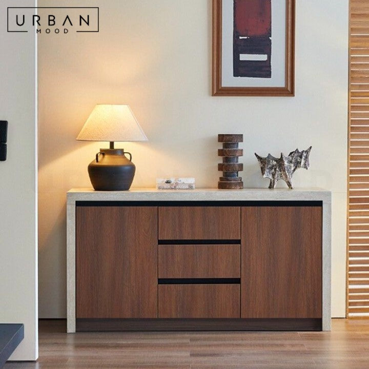 NOELIA Modern Travertine Sideboard