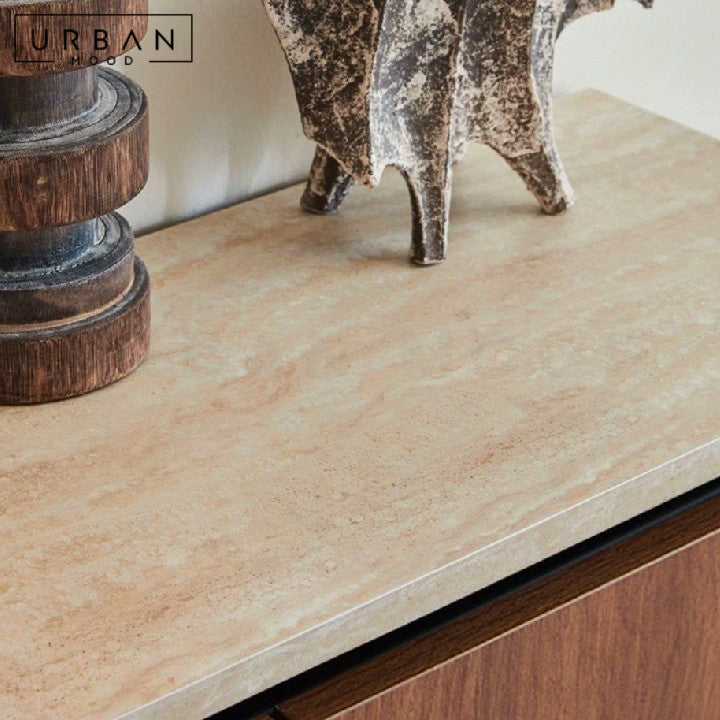 NOELIA Modern Travertine Sideboard