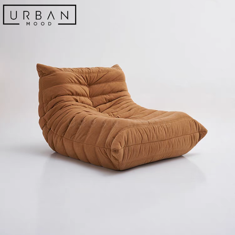 NIMBOS Modern Suede Lounge Chair