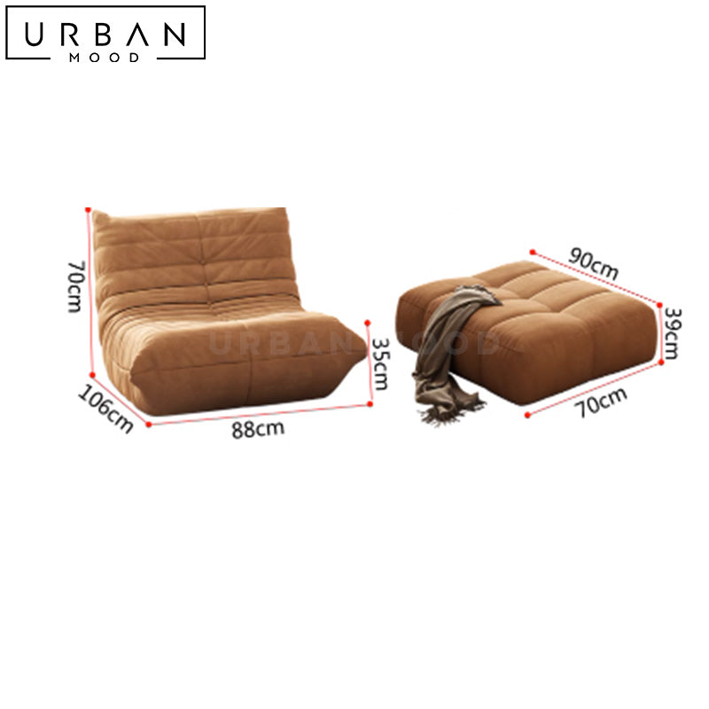 ODETTE Modern Velvet Sofa