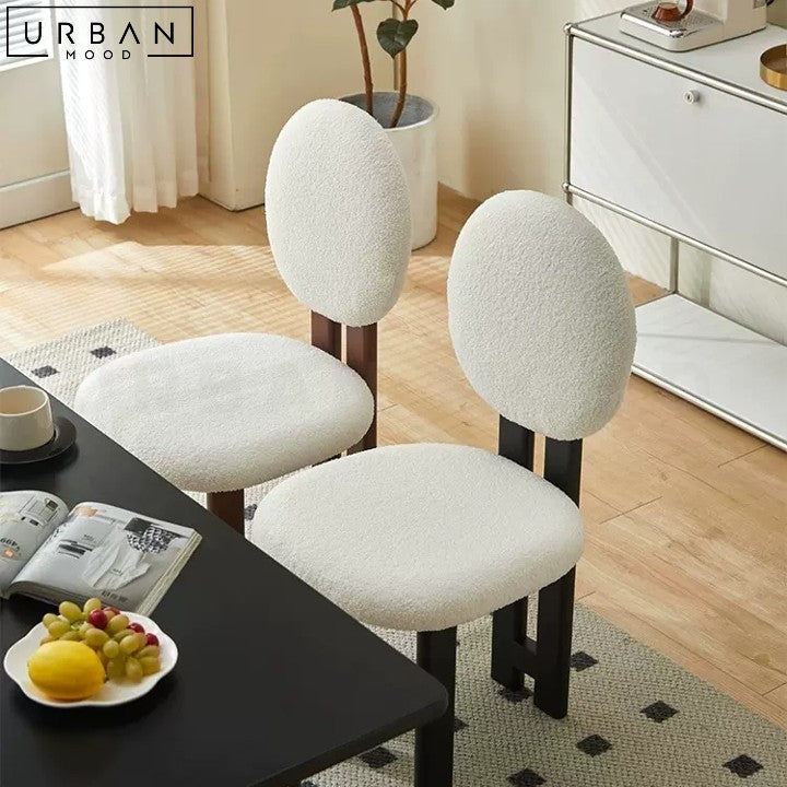 ONEILL Mid-Century Boucle Dining Chair