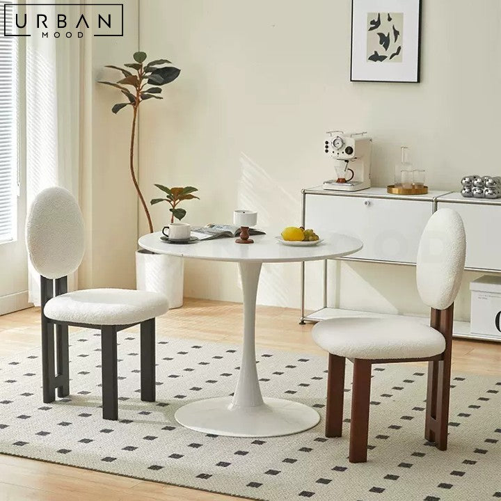 ONEILL Mid-Century Boucle Dining Chair