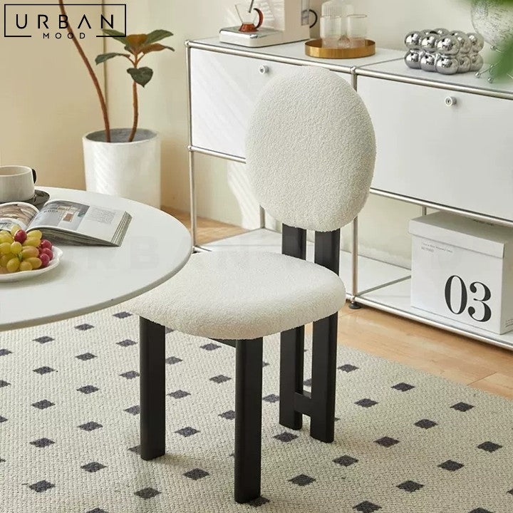 ONEILL Mid-Century Boucle Dining Chair