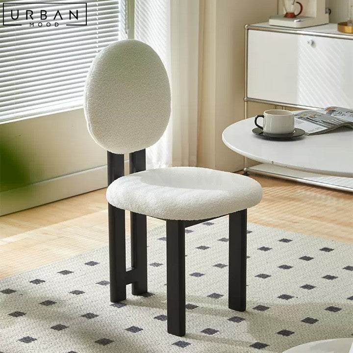 ONEILL Mid-Century Boucle Dining Chair