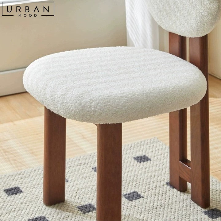 ONEILL Mid-Century Boucle Dining Chair