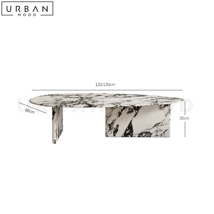 OSIPOVA Modern Marble Coffee Table