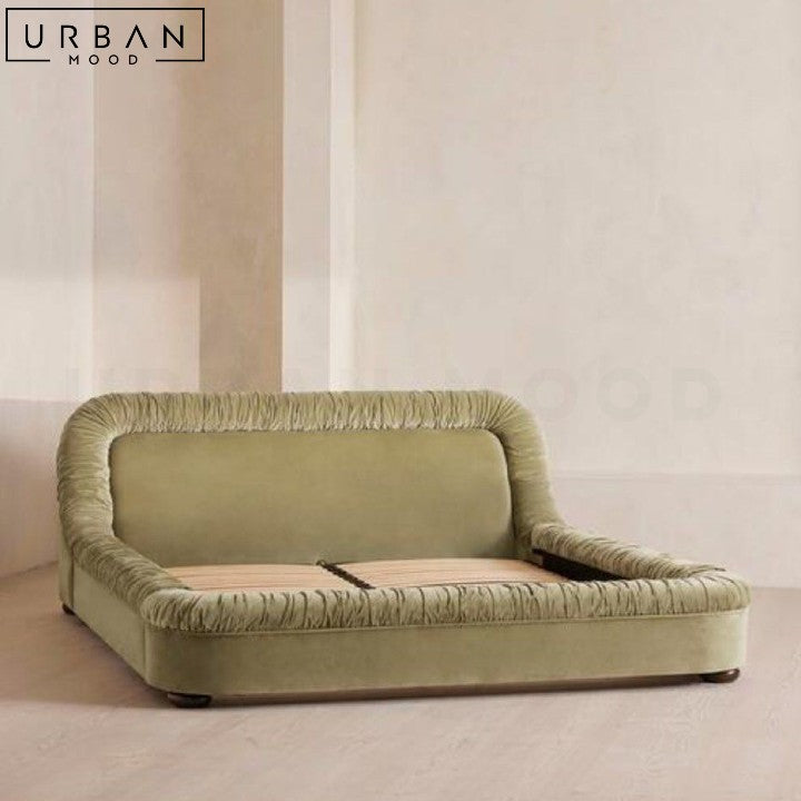 PADI Modern Velvet Bedframe