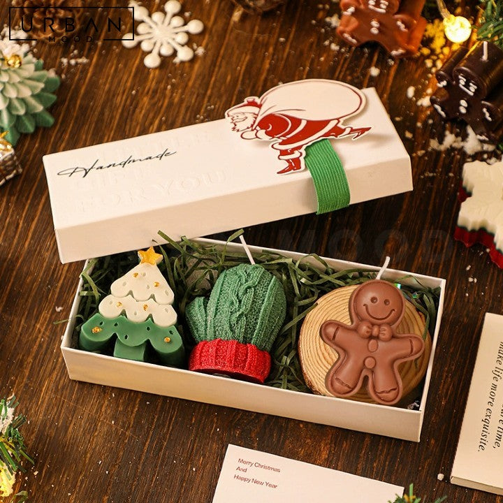 PAREDES Handmade Christmas Candles (Set of 3) – Urban Mood