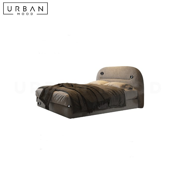 PARIG Modern Fabric Bedframe