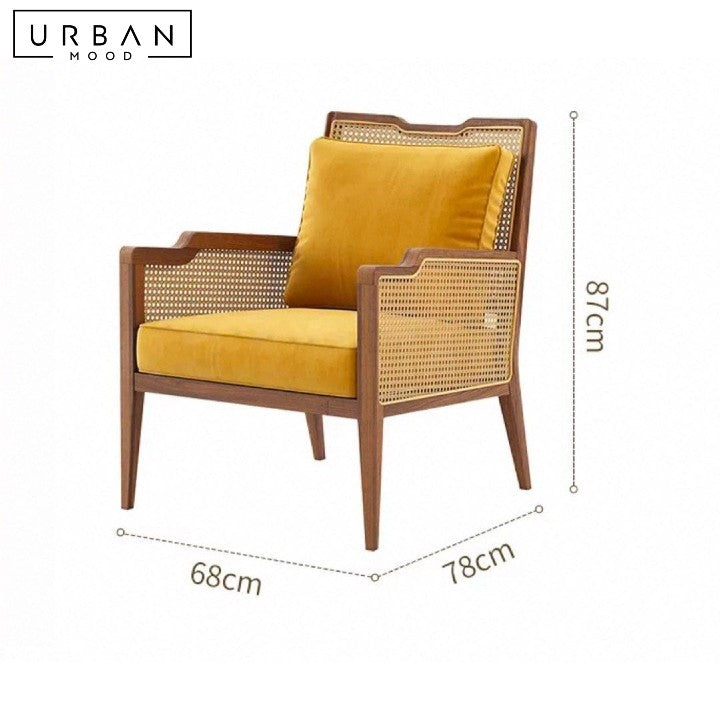 PARCEL Vintage Rattan Armchair