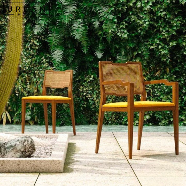 PARCEL Vintage Rattan Armchair