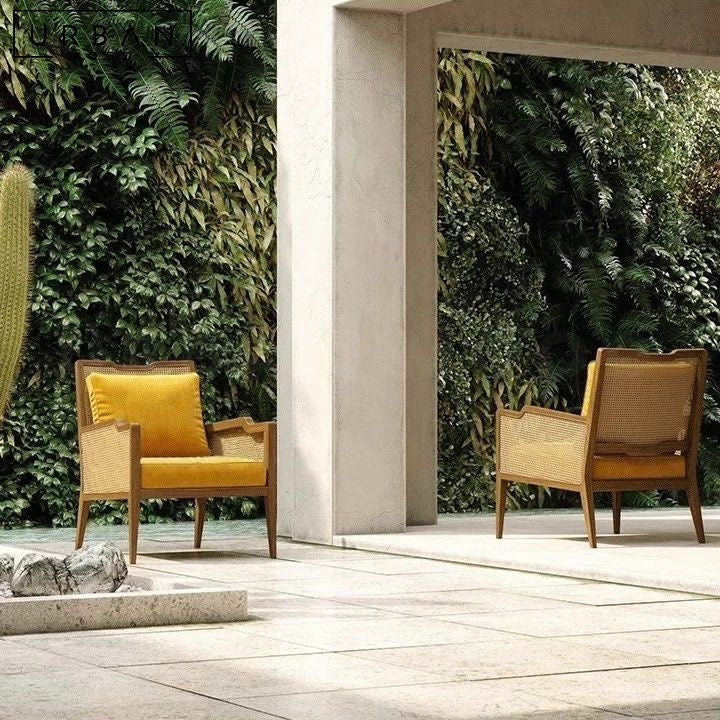 PARCEL Vintage Rattan Armchair