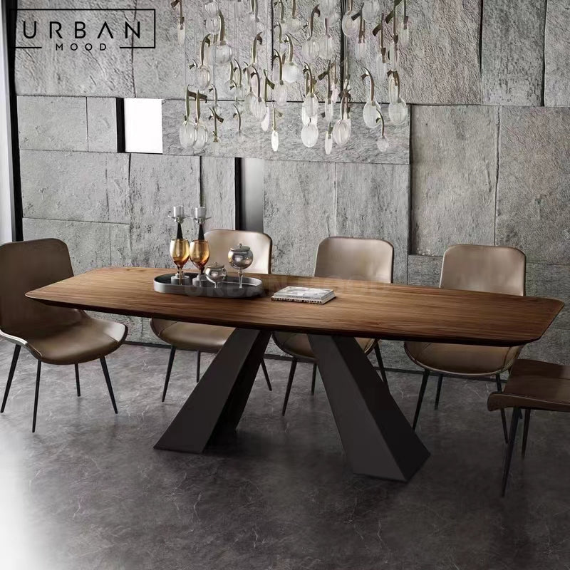 PERSIE Modern Solid Wood Dining Table – Urban Mood
