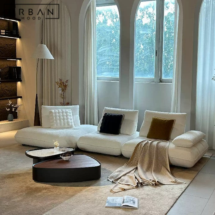 PIRKER Modern Electric Boucle Sofa