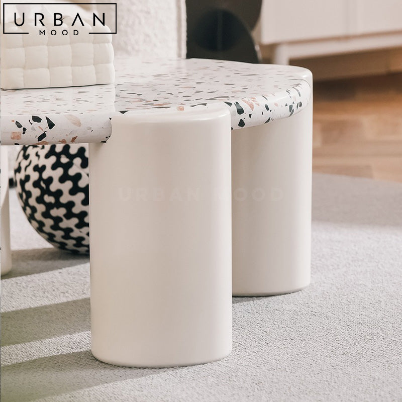 POMMEL Modern Terrazzo Coffee Table